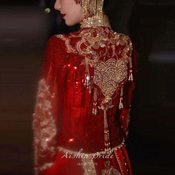 Xiuhe Cheongsam Dress for Sale - Picture 3 of 5